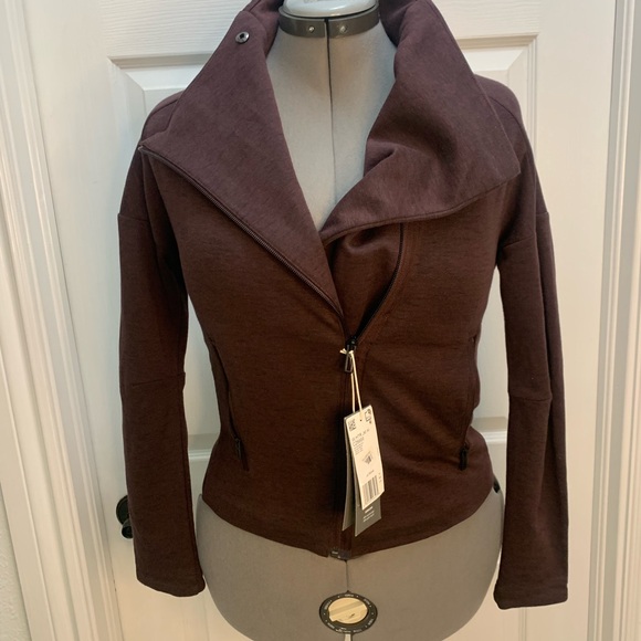 Adidas Maroon Zip-Up Jacket (NWT) - Picture 2 of 12